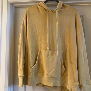 American Eagle yellow hoodie